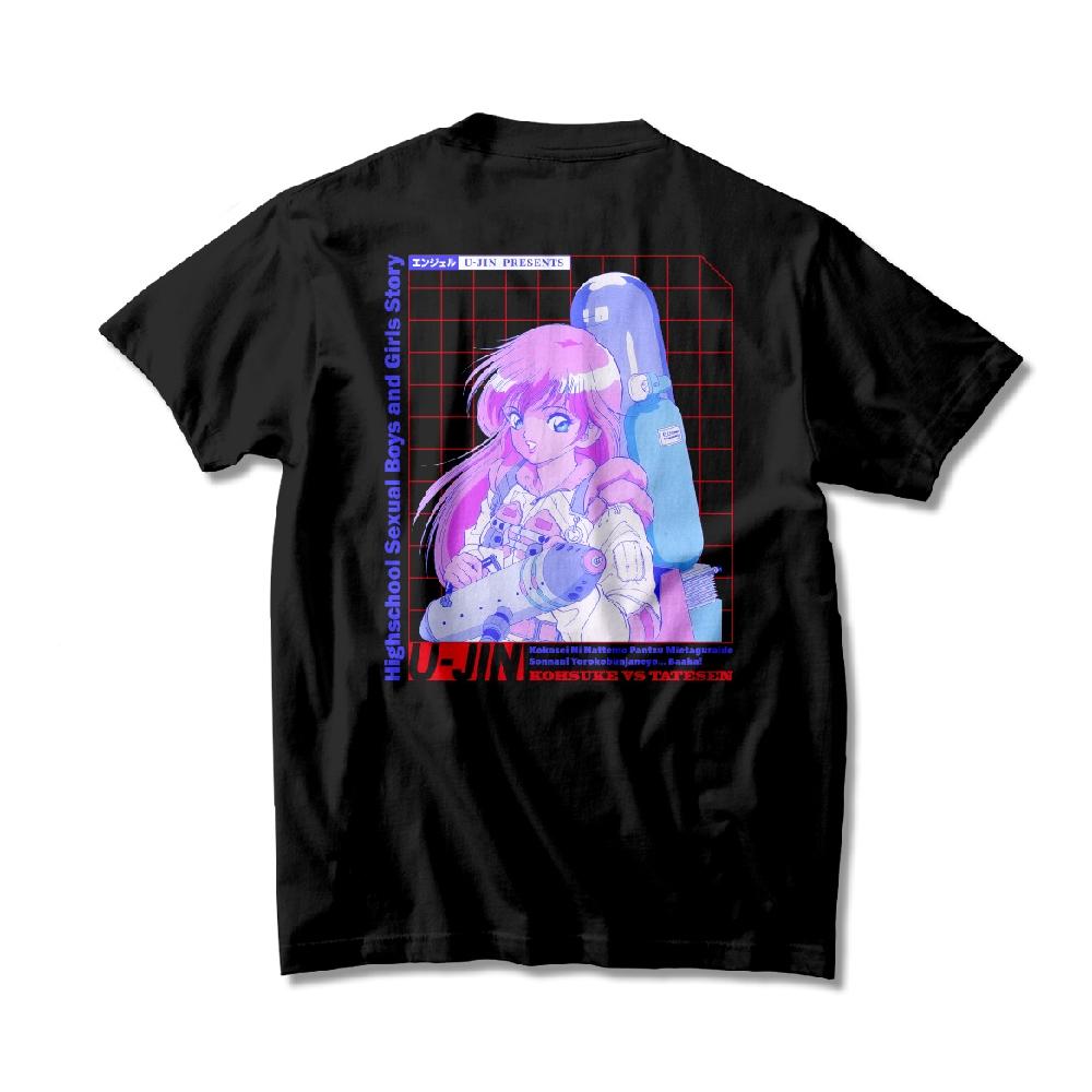 遊人 Tシャツ｢U-JIN GIRLS｣B1 BLACK – アキバ運輸