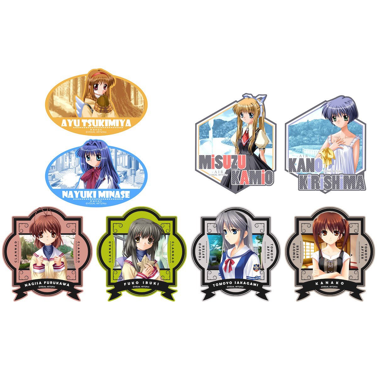 Key 20th Anniversary トラベルステッカーセットvol.1 – アキバ運輸