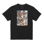 ドラゴンナイト4 Tシャツ「キービジュアル」D1 BLACK
