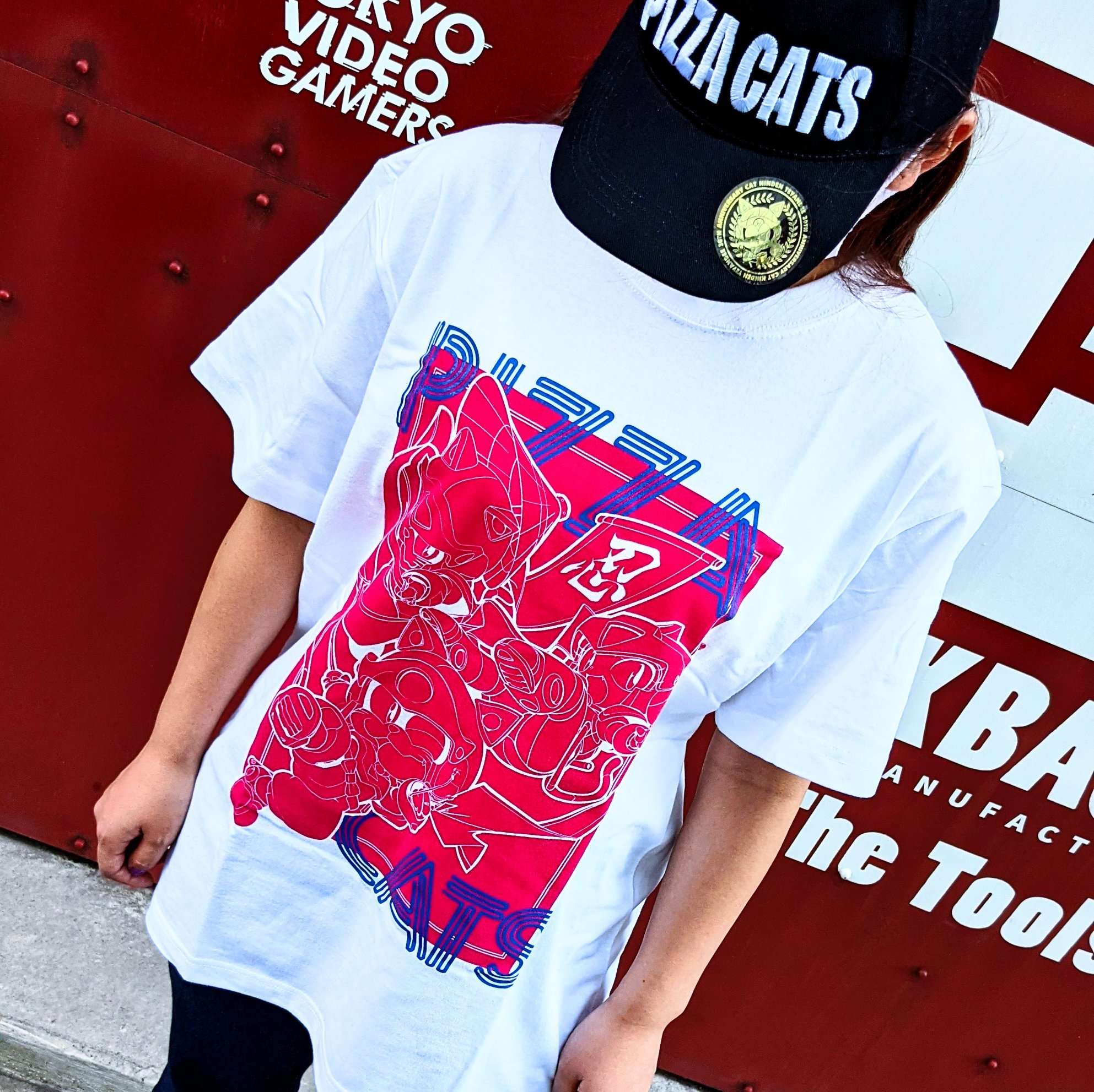 キャッ党忍伝てやんでえ Tシャツ『PIZZA CATS』 – アキバ運輸