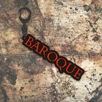 【予約商品】BAROQUE　ラバーキーホルダー　ロゴ