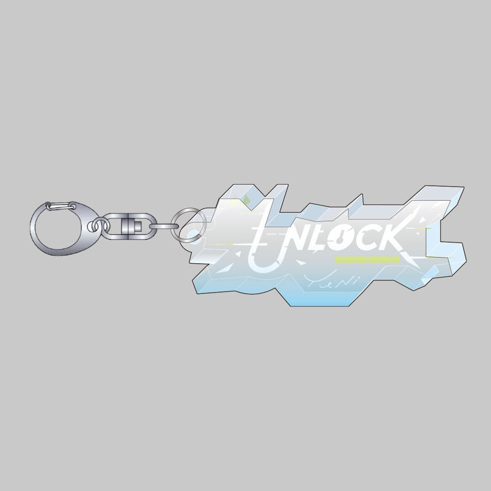 YuNi UNLOCK ロゴアクリルキーホルダー – アキバ運輸
